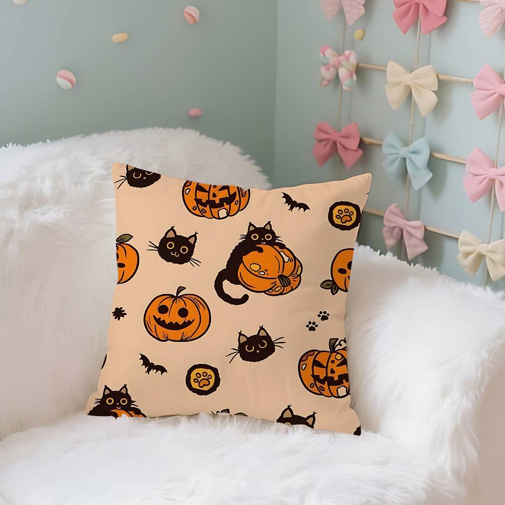 HHappy Halloweens Case Plush Fabric Soft Pillowcase Double Sided Print Cushion Cover Household Gifts 40X40cm
HHappy Halloweens Case Plush Fabric Soft Pillowcase Double Sided Print Cushion Cover Household Gifts 40X40cm