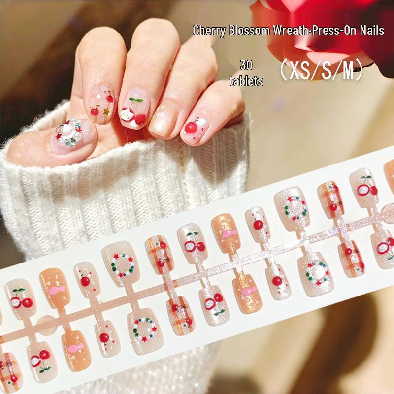 3D Cherry Kitten Crystal Checkered Wearable Nail Art: Cute Short Pink Fish & Wreath Patches
3D Cherry Kitten Crystal Checkered Wearable Nail Art: Cute Short Pink Fish & Wreath Patches