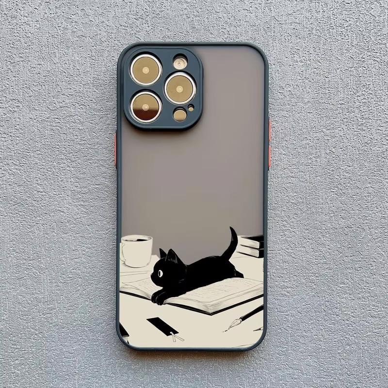 Funny Cat Daily Life Phone Case For iPhone 17 Pro Max 16 15 Pro Plus 14 13 Mini 12 11 XR XS 16E 17Air Shockproof Back Cover iPhone 12 чорний
Funny Cat Daily Life Phone Case For iPhone 17 Pro Max 16 15 Pro Plus 14 13 Mini 12 11 XR XS 16E 17Air Shockproof Back Cover iPhone 12 чорний