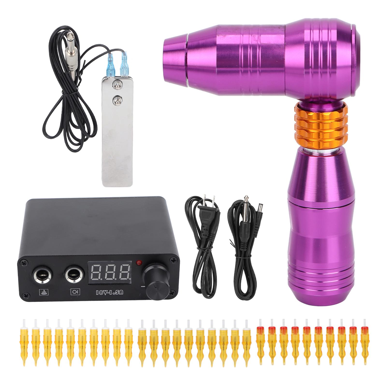 Rotary Tattoo Machine 30 Cartridge Needles Tattoo Foot Pedal Complete Tattoo Motor Pen Kit Purple EU Plug
Rotary Tattoo Machine 30 Cartridge Needles Tattoo Foot Pedal Complete Tattoo Motor Pen Kit Purple EU Plug