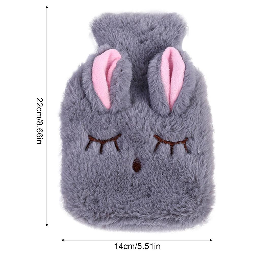 Winter Hot Water Bottle Reusable Hand Warmer Stress Pain Relief Detachable Plush Soft Cozy Cover Cute Fleeced Hand Warmer сірий колір
Winter Hot Water Bottle Reusable Hand Warmer Stress Pain Relief Detachable Plush Soft Cozy Cover Cute Fleeced Hand Warmer сірий колір