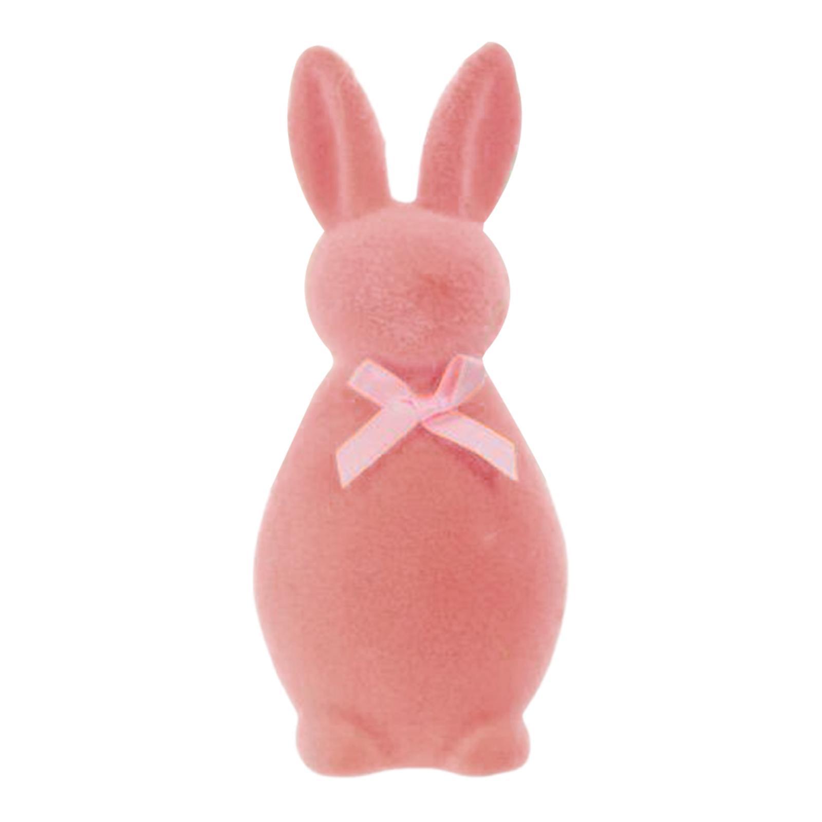 Mini Rabbit Sculpture Flocked Foam Crafts Bunny Collectible for Living Room Easter Table Centerpiece Decor рожевий
Mini Rabbit Sculpture Flocked Foam Crafts Bunny Collectible for Living Room Easter Table Centerpiece Decor рожевий