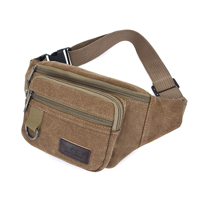 Solid Color New Canvas Waist Bag Men s Women s Fashionable Large Capacity Mobile Phone Bag Multifunctional Diagonal Cross Bag коричневий
Solid Color New Canvas Waist Bag Men s Women s Fashionable Large Capacity Mobile Phone Bag Multifunctional Diagonal Cross Bag коричневий