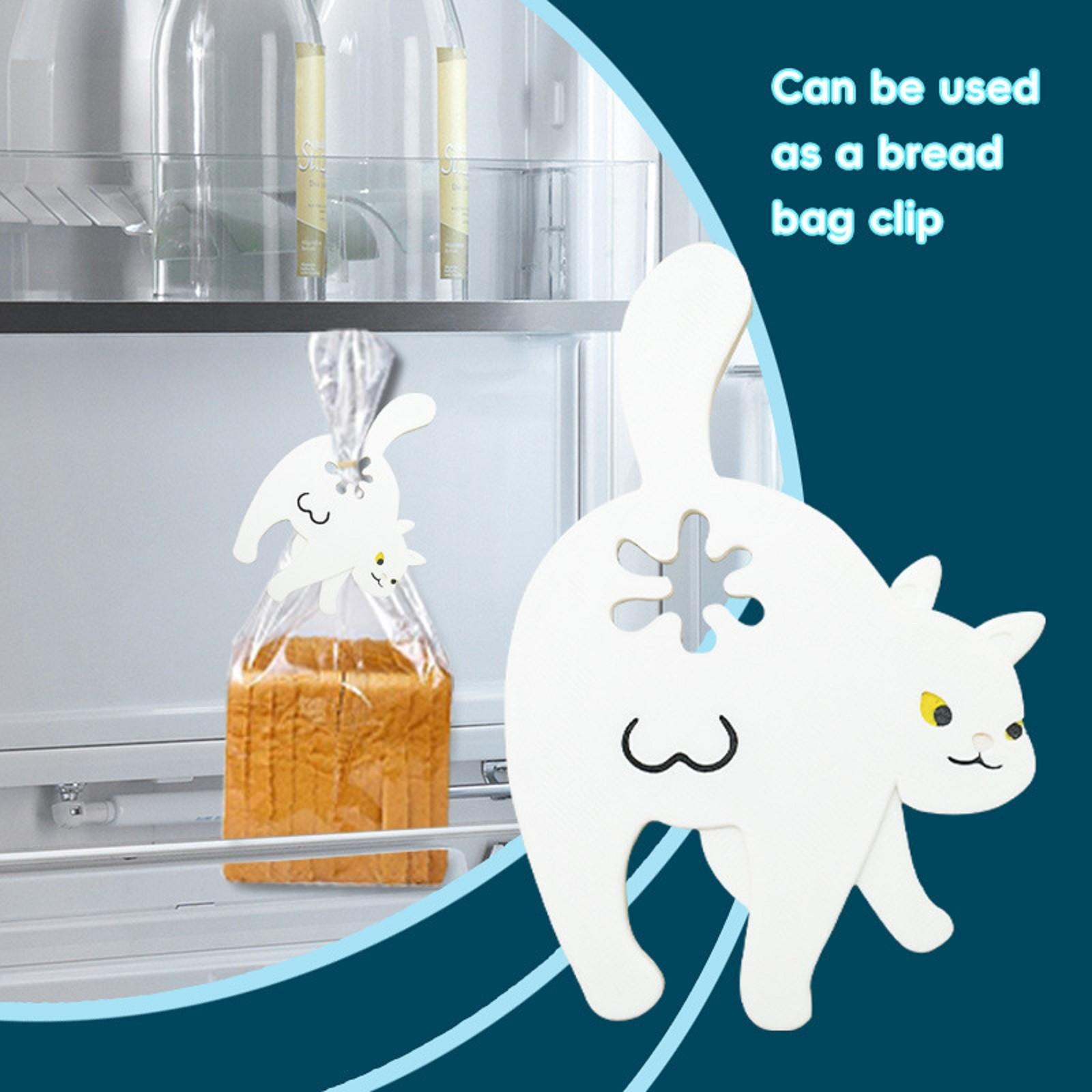 Kitchen Creative Cat Butt Clip, Food Sealing Plastic Clip, Cute Cat Bread Bag Sealing Clip One Size
Kitchen Creative Cat Butt Clip, Food Sealing Plastic Clip, Cute Cat Bread Bag Sealing Clip One Size
