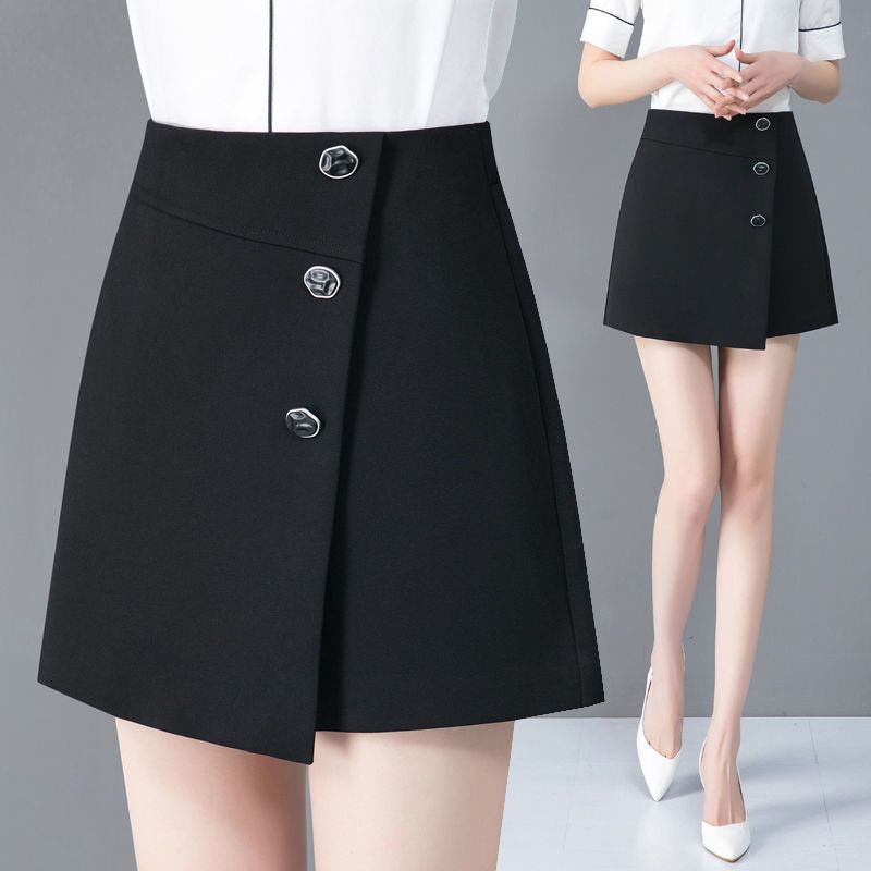 Универсальный костюм с юбкой и шортами с высокой талией, свободная одежда для отдыха 4XL чёрный
Универсальный костюм с юбкой и шортами с высокой талией, свободная одежда для отдыха 4XL чёрный