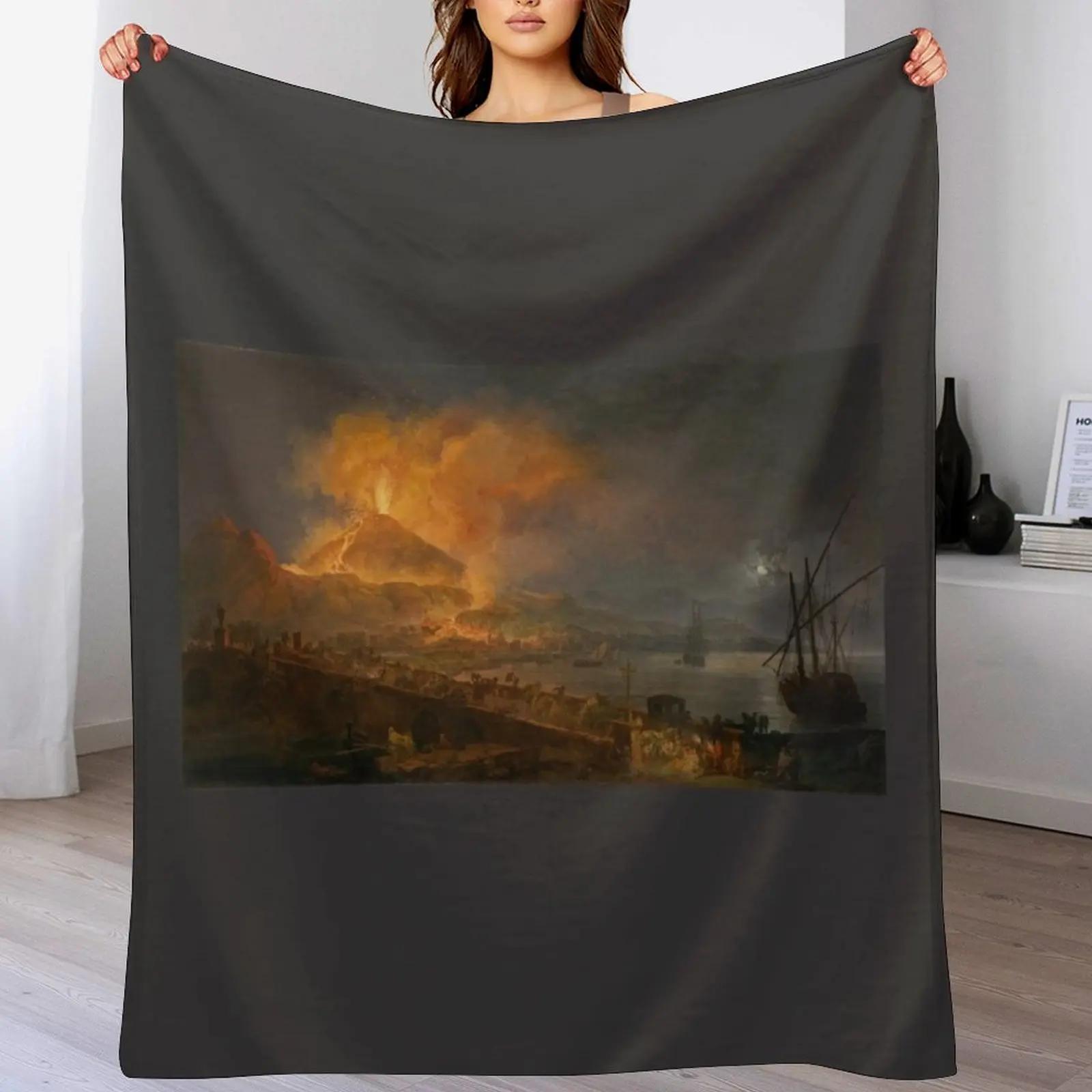 PierreJacques Volaire The Eruption of Mt Vesuvius Throw Blanket Wrinkle Resistant Lightweight Blanket 102x76cm(40x30in)
PierreJacques Volaire The Eruption of Mt Vesuvius Throw Blanket Wrinkle Resistant Lightweight Blanket 102x76cm(40x30in)