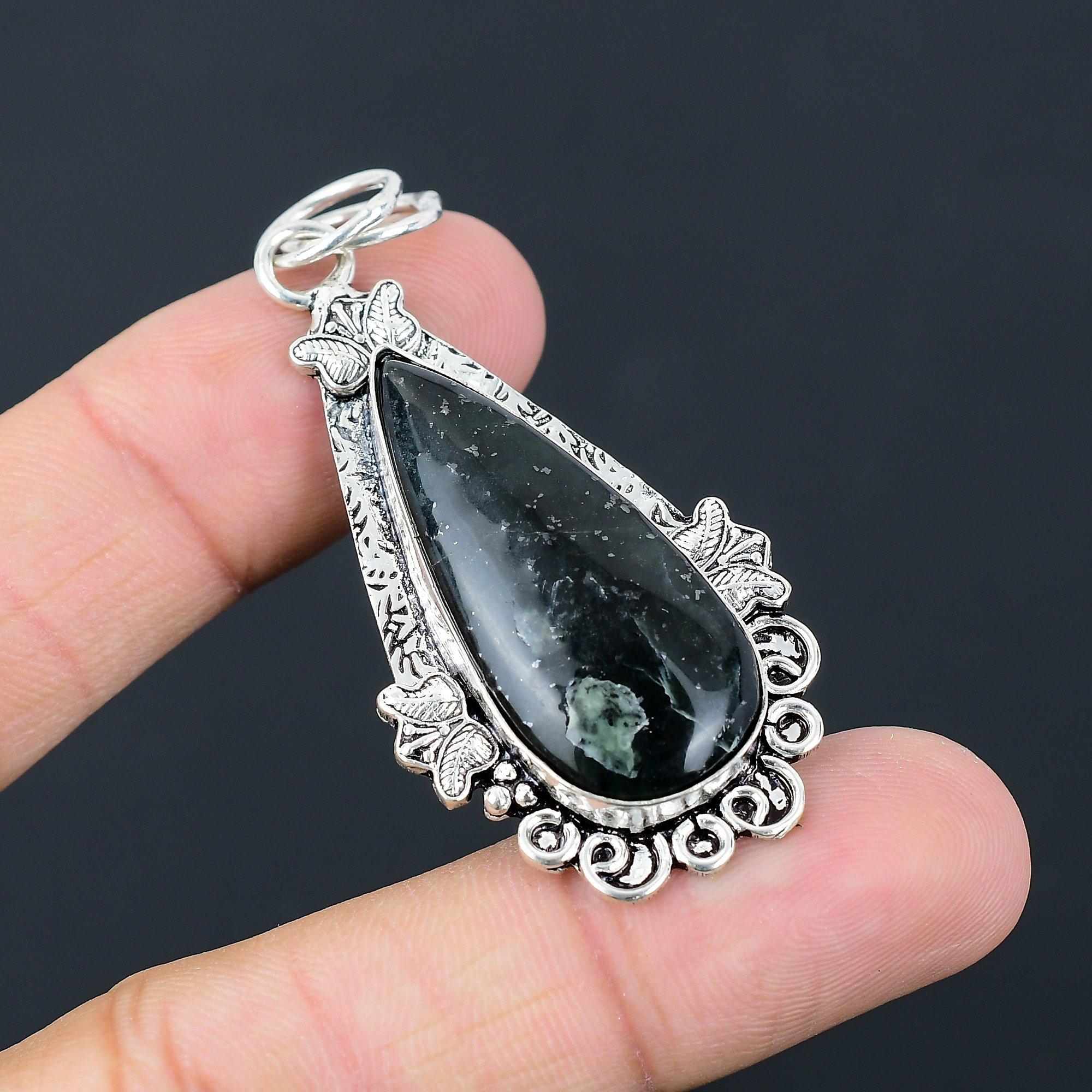 Natural Kambaba Jasper Gemstone Jewelry 925 Sterling Silver Pendant For Women
Natural Kambaba Jasper Gemstone Jewelry 925 Sterling Silver Pendant For Women