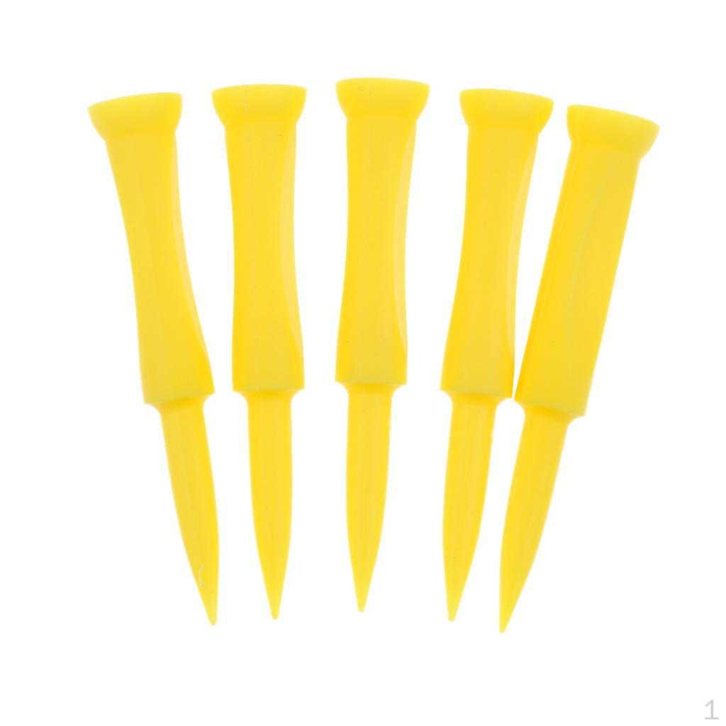 5 Pieces Plastic Castle Golf Tee 70mm Yellow - Golfer Training Tool
5 Pieces Plastic Castle Golf Tee 70mm Yellow - Golfer Training Tool