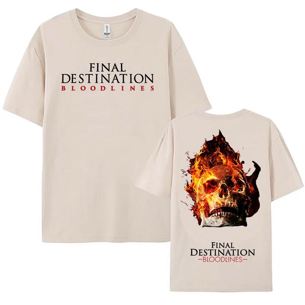 Футболки с изображением фильмов сверхъестественного хоррора Футболка Final Destination Bloodlines Летняя хлопковая футболка с коротким рукавом Хип-хоп Женская одежда S
Футболки с изображением фильмов сверхъестественного хоррора Футболка Final Destination Bloodlines Летняя хлопковая футболка с коротким рукавом Хип-хоп Женская одежда S