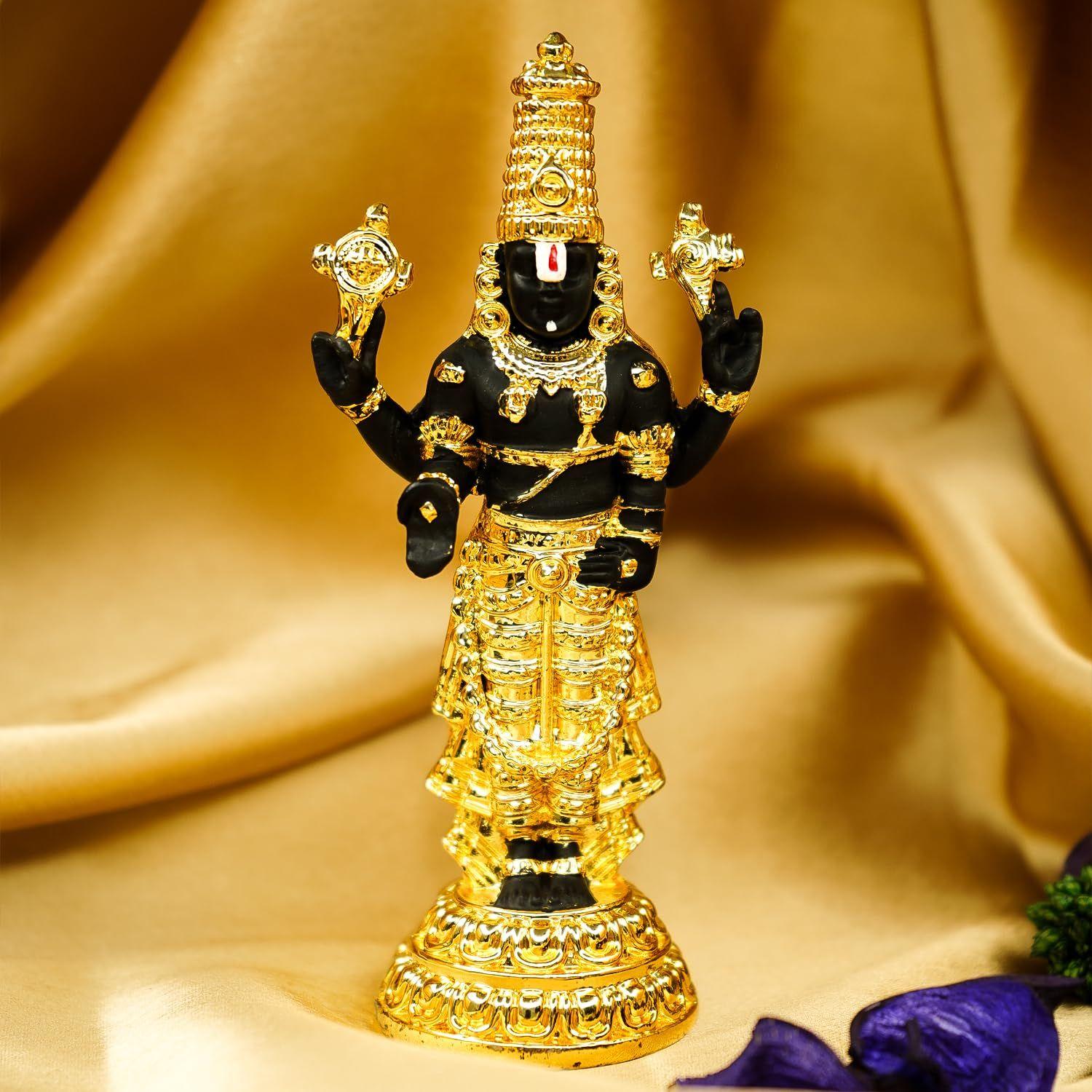 Tirupati Balaji Idol (Size: 11 cm) | Lord Venkateswara Idol for Car Dashboard, Pooja Room, Home Decor & Office Desk |
Tirupati Balaji Idol (Size: 11 cm) | Lord Venkateswara Idol for Car Dashboard, Pooja Room, Home Decor & Office Desk |