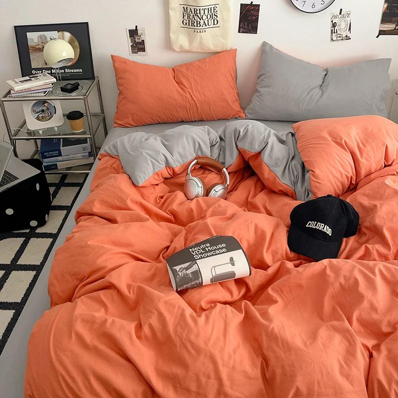 2025 Hot New Quilt Set Fresh Solid Color Double Wash Cotton Four-piece Set Skin Friendly Breathable Spring/summer Bedding 150x200cm 4pcs&set
2025 Hot New Quilt Set Fresh Solid Color Double Wash Cotton Four-piece Set Skin Friendly Breathable Spring/summer Bedding 150x200cm 4pcs&set