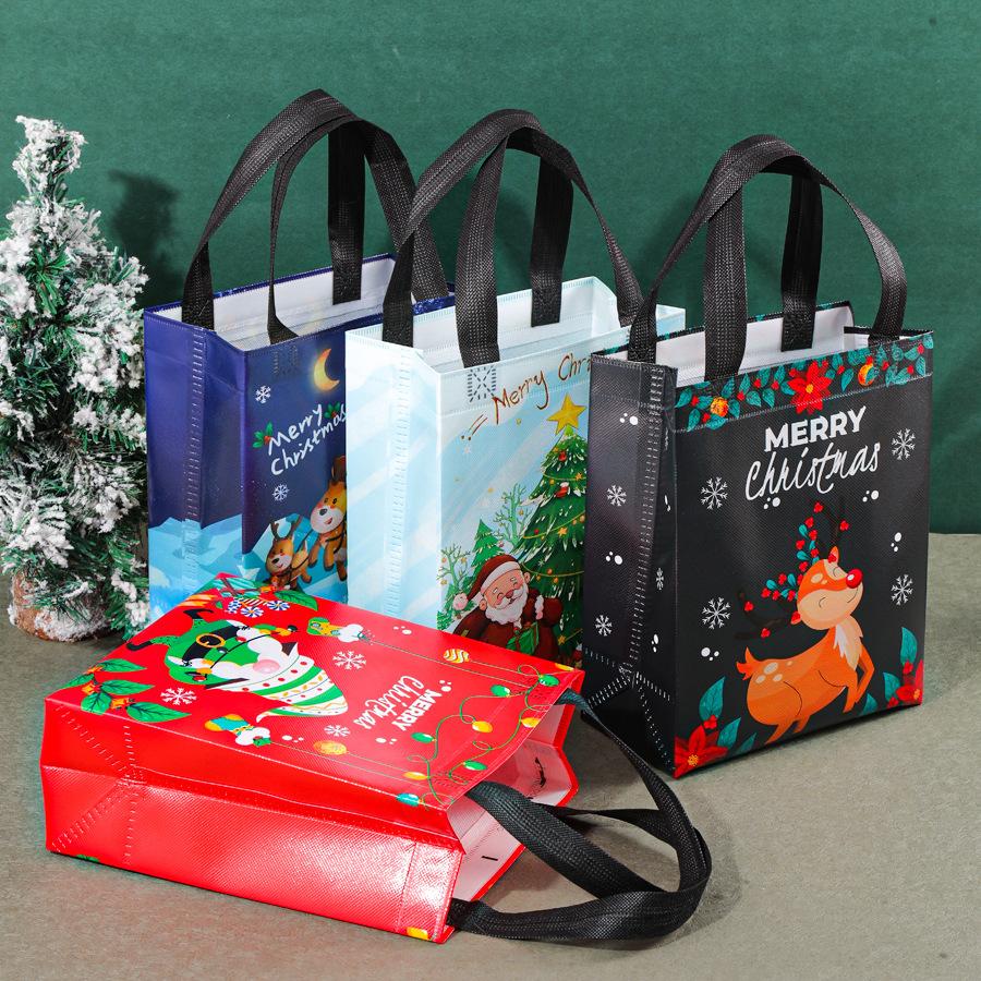 Рождественские подарочные пакеты, Подарочные упаковочные сумки, Санта Клаус, Снеговик, Рождественская елка, Сумки из нетканого материала 4pc
Рождественские подарочные пакеты, Подарочные упаковочные сумки, Санта Клаус, Снеговик, Рождественская елка, Сумки из нетканого материала 4pc