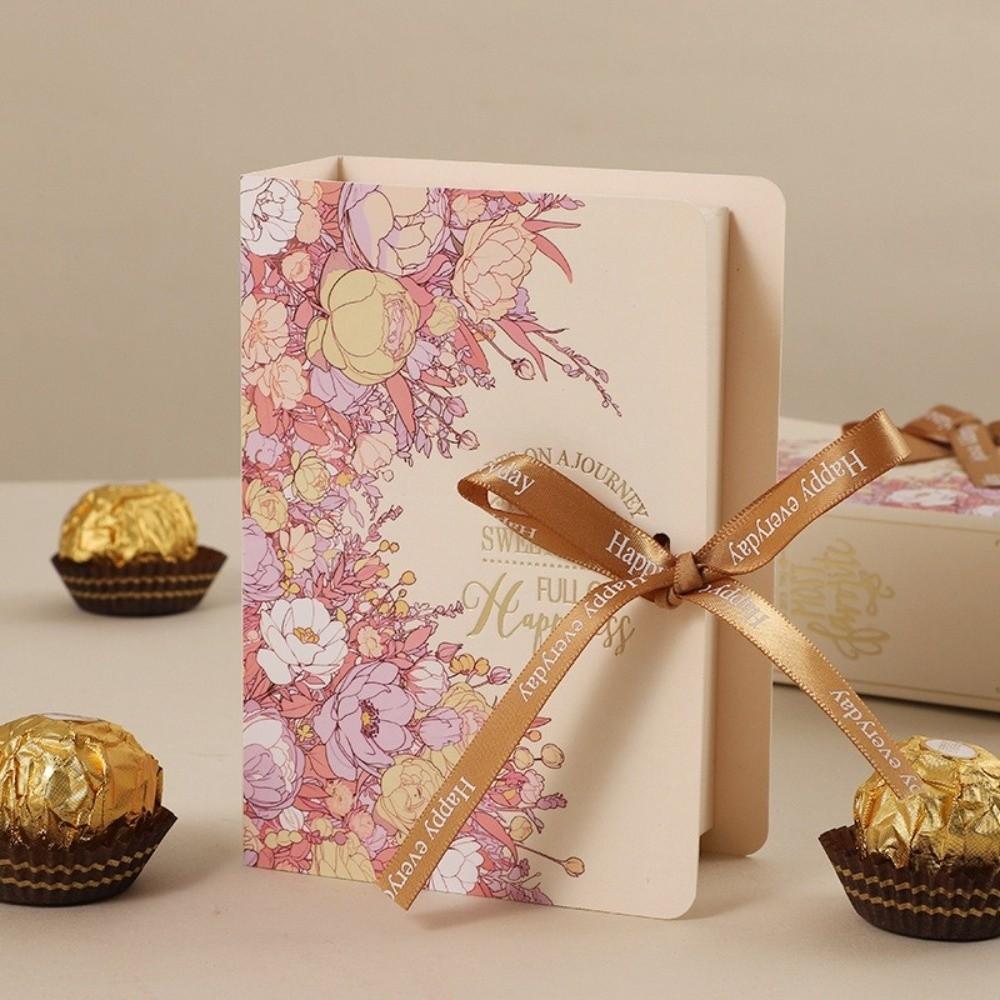 Simple Book Shape Gift Box with Ribbon Paperboard Material Gift Packaging Box DIY Present Packaging Box Wedding Birthday 13x9x4.5cm
Simple Book Shape Gift Box with Ribbon Paperboard Material Gift Packaging Box DIY Present Packaging Box Wedding Birthday 13x9x4.5cm