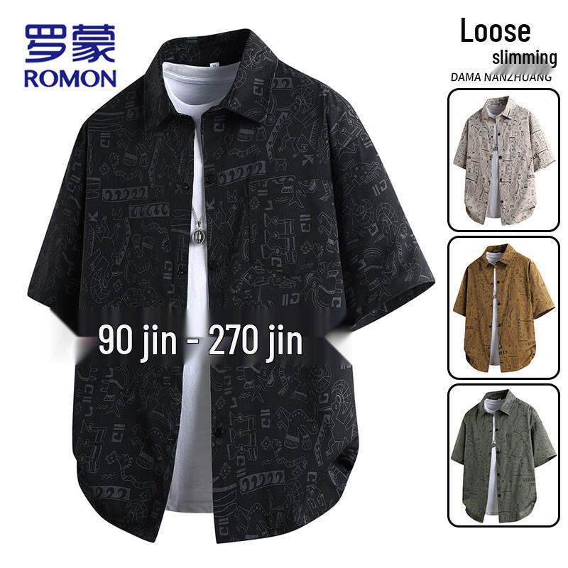 ROMON Men s Summer Ice-Feel Anti-Wrinkle Casual Short Sleeve Shirt 7XL
ROMON Men s Summer Ice-Feel Anti-Wrinkle Casual Short Sleeve Shirt 7XL