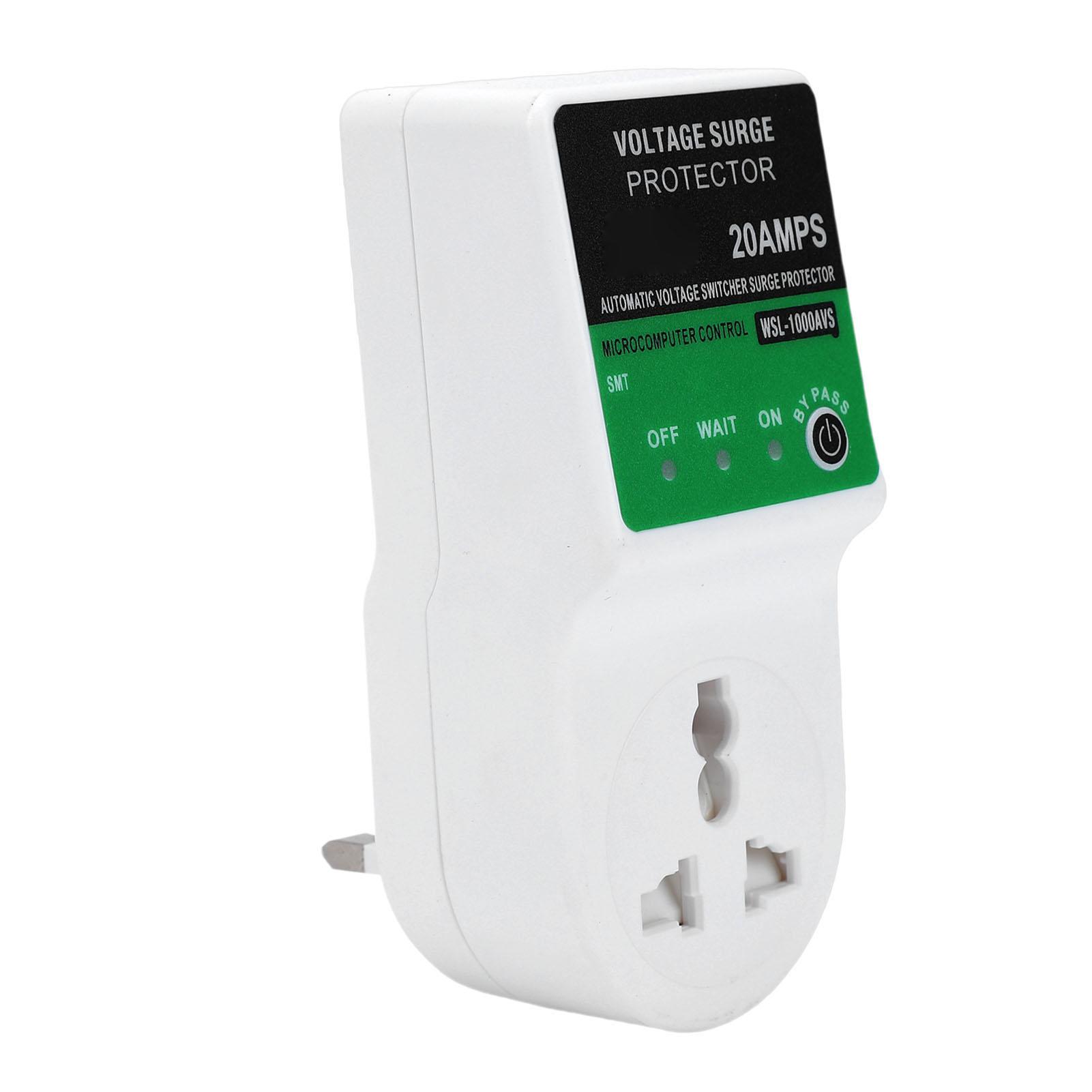 20A Voltage Protector Outlet Over Under Voltage Protective Device for Home Appliances 3 Prong Socket UK Plug
20A Voltage Protector Outlet Over Under Voltage Protective Device for Home Appliances 3 Prong Socket UK Plug