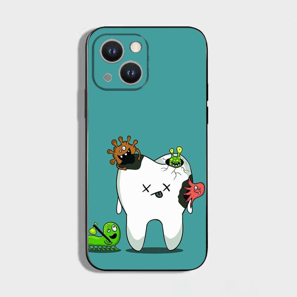 Tooth Teeth Funny Dentist Phone Case For iPhone 16,15,14,13,12,11 Plus,Pro Max,XS,X,XR,SE,Mini,8,7,Soft Silicone Black Cover iPhoneXSMAX
Tooth Teeth Funny Dentist Phone Case For iPhone 16,15,14,13,12,11 Plus,Pro Max,XS,X,XR,SE,Mini,8,7,Soft Silicone Black Cover iPhoneXSMAX