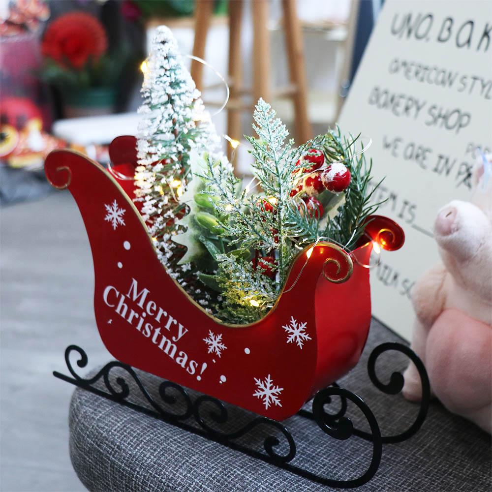 Reusable Sleigh Car Ornament Wrought Iron Santa Claus Sled Figurine Photog Props Sleigh Car
Reusable Sleigh Car Ornament Wrought Iron Santa Claus Sled Figurine Photog Props Sleigh Car