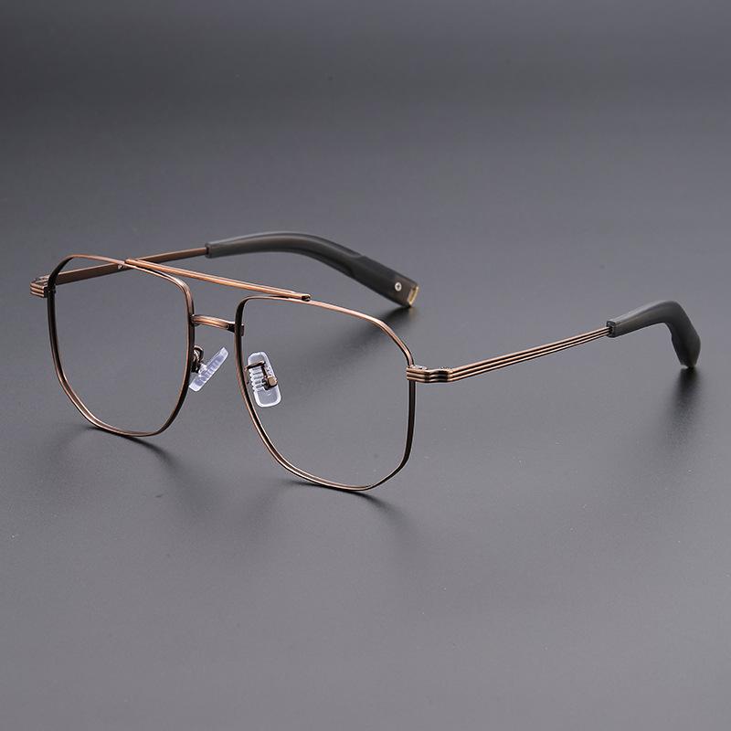 Fashion Double Beam Glasses Men Women New Fashion Retro Men s Aviator Glasses Ultralight Luxury Pure Titanium Eyeglasses Frame коричневий
Fashion Double Beam Glasses Men Women New Fashion Retro Men s Aviator Glasses Ultralight Luxury Pure Titanium Eyeglasses Frame коричневий
