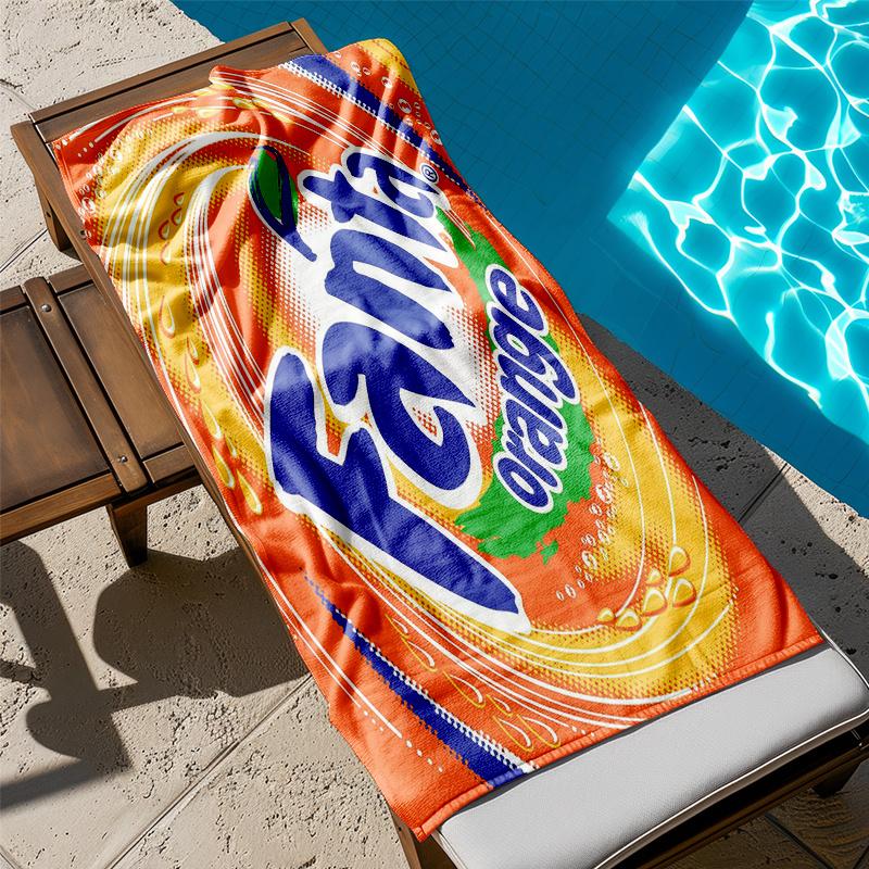 Fanta Orange Soda Beach Towel Single Sided 2D Print Soft Microfiber Absorbent Towel For Pool Beach Bath Time Vibrant Fun Summer W30*H60(CM)
Fanta Orange Soda Beach Towel Single Sided 2D Print Soft Microfiber Absorbent Towel For Pool Beach Bath Time Vibrant Fun Summer W30*H60(CM)