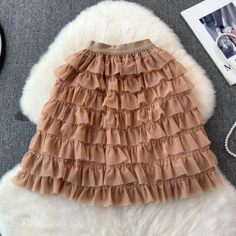 Black Cake Dress Women s Small Skirt 2024 Spring/Summer New A- line Skirt Mid-Length Mesh Dress Pettiskirt Khaki One size
Black Cake Dress Women s Small Skirt 2024 Spring/Summer New A- line Skirt Mid-Length Mesh Dress Pettiskirt Khaki One size