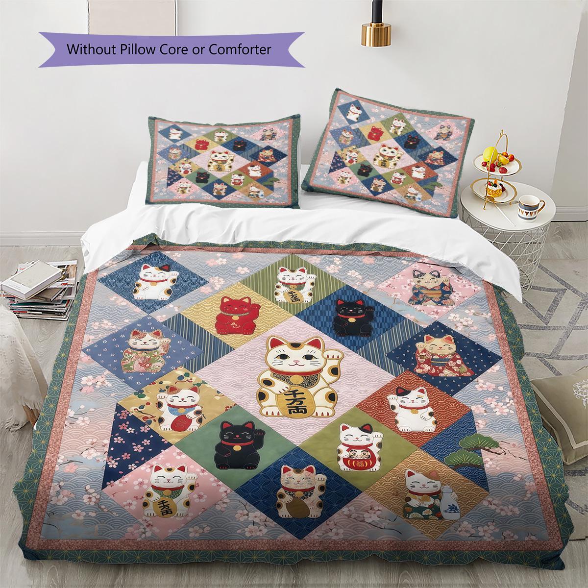 Cultural Puzzle Pattern Bedding Set Quilt Cover Pillowcase Home Decor Gift (1 * duvet cover + 2 * pillowcase, without core) 135x200cm
Cultural Puzzle Pattern Bedding Set Quilt Cover Pillowcase Home Decor Gift (1 * duvet cover + 2 * pillowcase, without core) 135x200cm