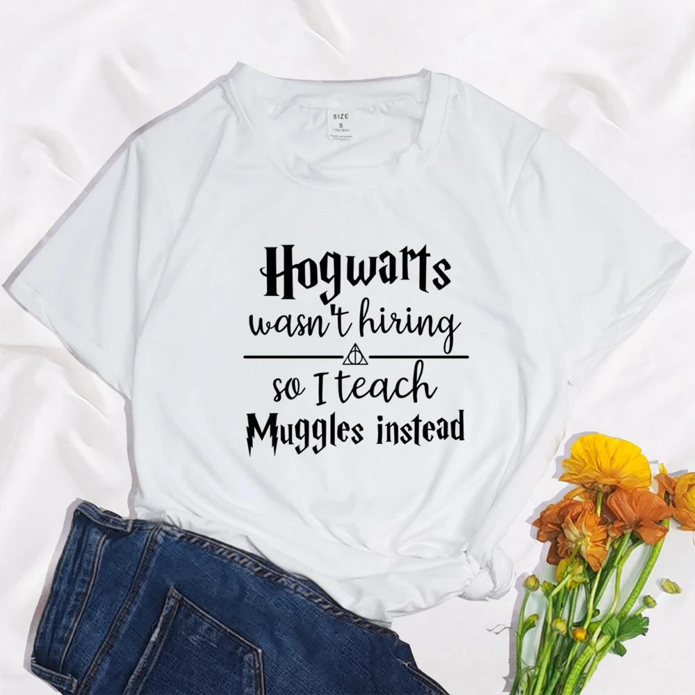 Hogwarts Wasnt Hiring So I Teach Muggles Instead Print Clothing Graphic Women T Shirt Short Sleeve Polyester Womens T Shirt S
Hogwarts Wasnt Hiring So I Teach Muggles Instead Print Clothing Graphic Women T Shirt Short Sleeve Polyester Womens T Shirt S