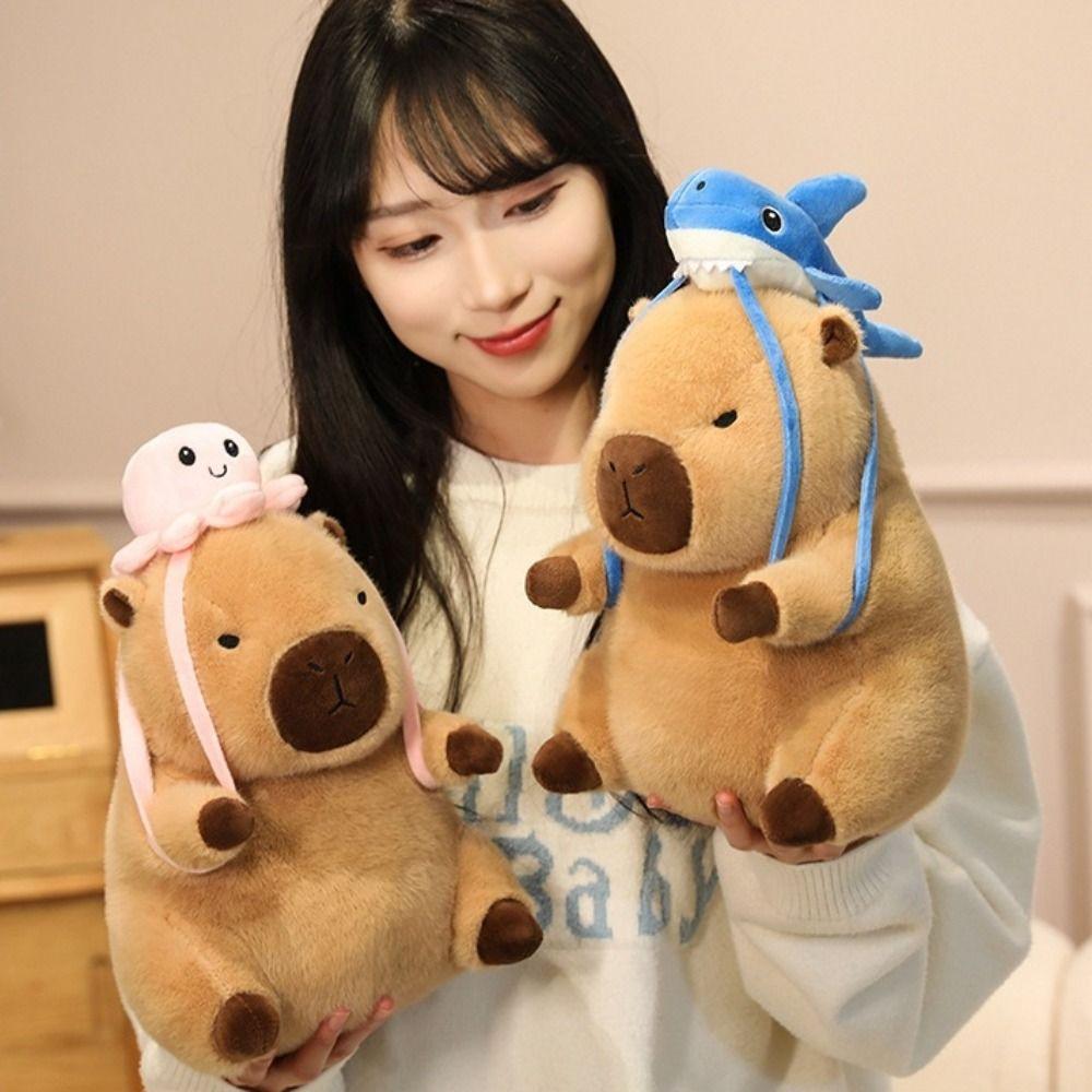 Flower Hat Capybara Plush Toy Doll Animal Stuffed Capybara Doll Birthday Gifts 20cm-Style 8
Flower Hat Capybara Plush Toy Doll Animal Stuffed Capybara Doll Birthday Gifts 20cm-Style 8