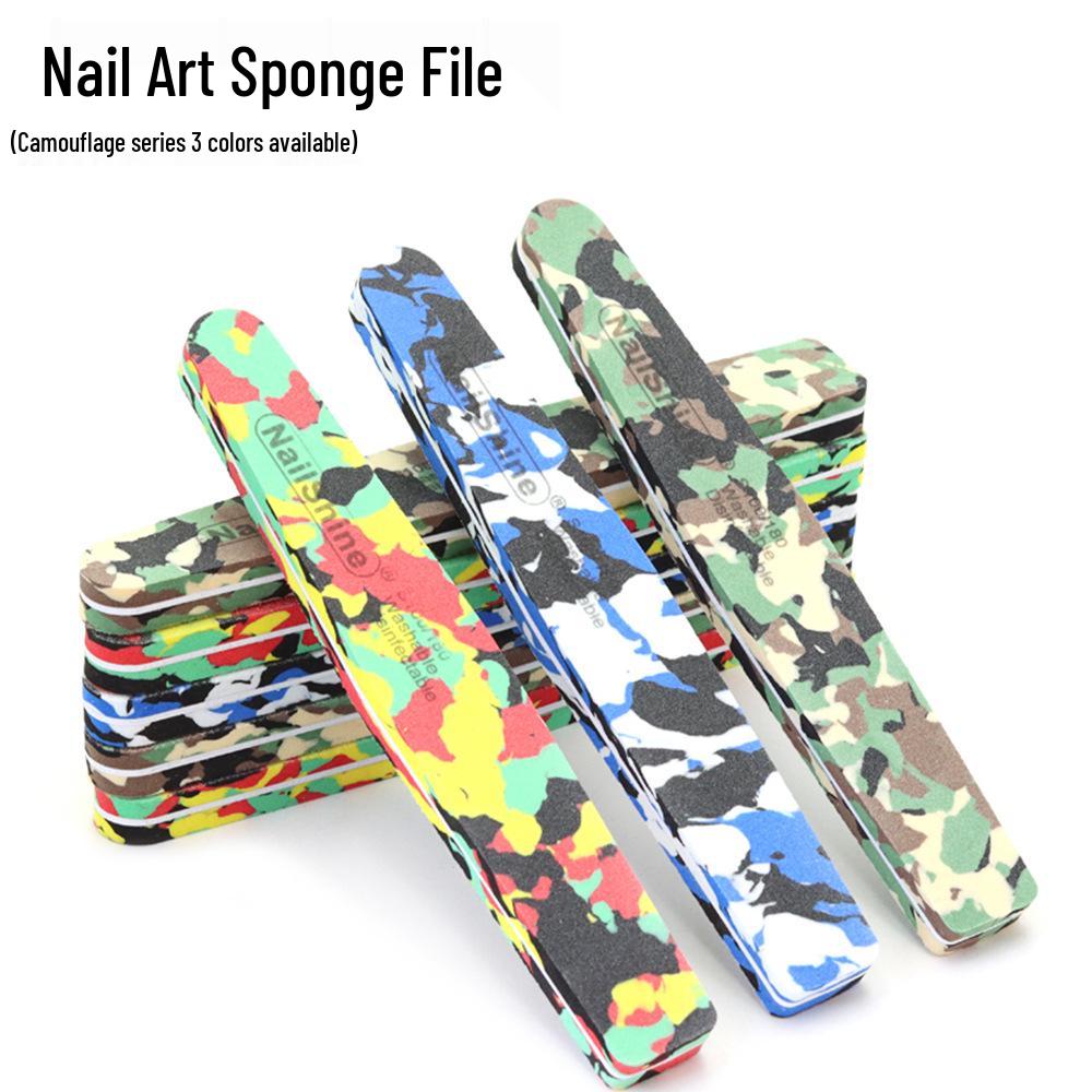 Dual-Sided Camouflage Sponge Nail File - High-Elastic, Washable Rhomboid Tool for Shaping & Polishing Nails.
Dual-Sided Camouflage Sponge Nail File - High-Elastic, Washable Rhomboid Tool for Shaping & Polishing Nails.