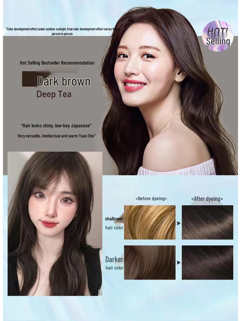 Caiyunlai Plant-Based Hair Dye Cream: Damage-Free Gray Coverage for Home Use 205ml
Caiyunlai Plant-Based Hair Dye Cream: Damage-Free Gray Coverage for Home Use 205ml