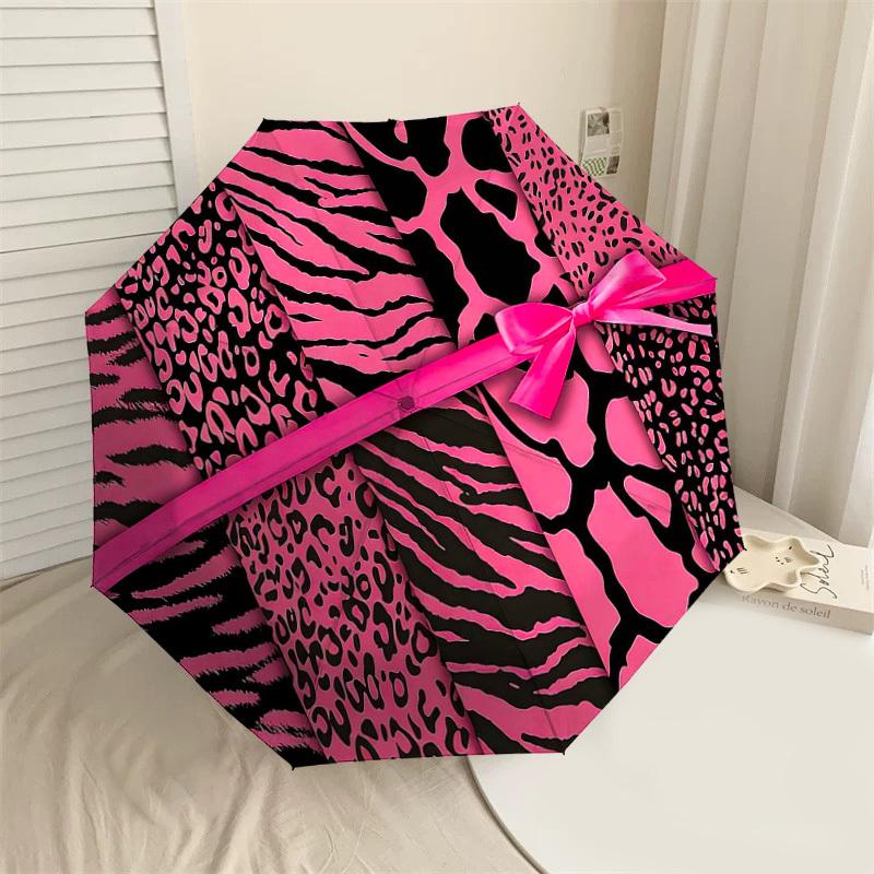 1PC Pink Animal Prints Umbrella-8-Rib Reinforced, Automatic Open, Lightweight & Durable, Cute Fashion Accessory for Outdoor-T393
1PC Pink Animal Prints Umbrella-8-Rib Reinforced, Automatic Open, Lightweight & Durable, Cute Fashion Accessory for Outdoor-T393