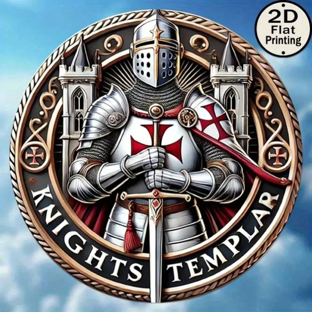 Medieval Knight Metal Wall Art - Vintage Flat Sword Decor for Home Bar Man Cave Gothic Halloween 20x20 різнокольоровий
Medieval Knight Metal Wall Art - Vintage Flat Sword Decor for Home Bar Man Cave Gothic Halloween 20x20 різнокольоровий