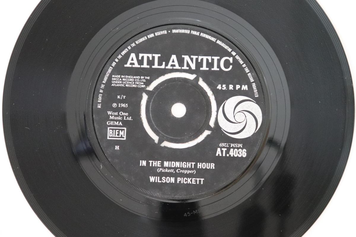 7inch Record WILSON PICKETT - In The Midnight Hour / I m Not Tire AT4036 Atlantic 1965 UK Soul/Funk Used
7inch Record WILSON PICKETT - In The Midnight Hour / I m Not Tire AT4036 Atlantic 1965 UK Soul/Funk Used