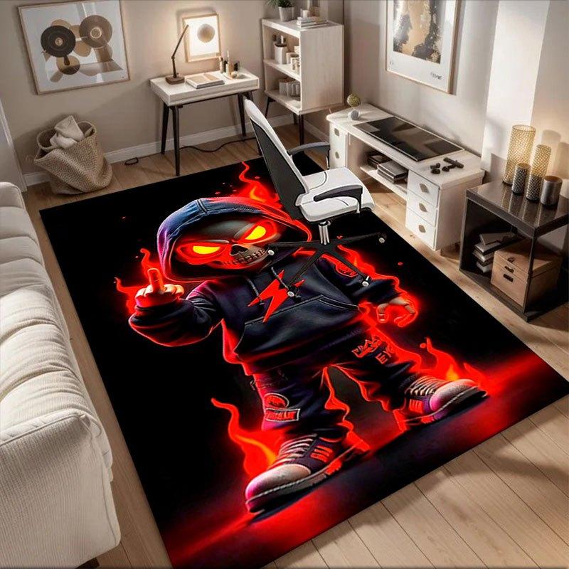 Flaming Skull Hoodie - Cool Streetwear for Men & Women Office Mat Home Decor Office Desk Chair Carpet for office ph59 60cm by 90cm
Flaming Skull Hoodie - Cool Streetwear for Men & Women Office Mat Home Decor Office Desk Chair Carpet for office ph59 60cm by 90cm