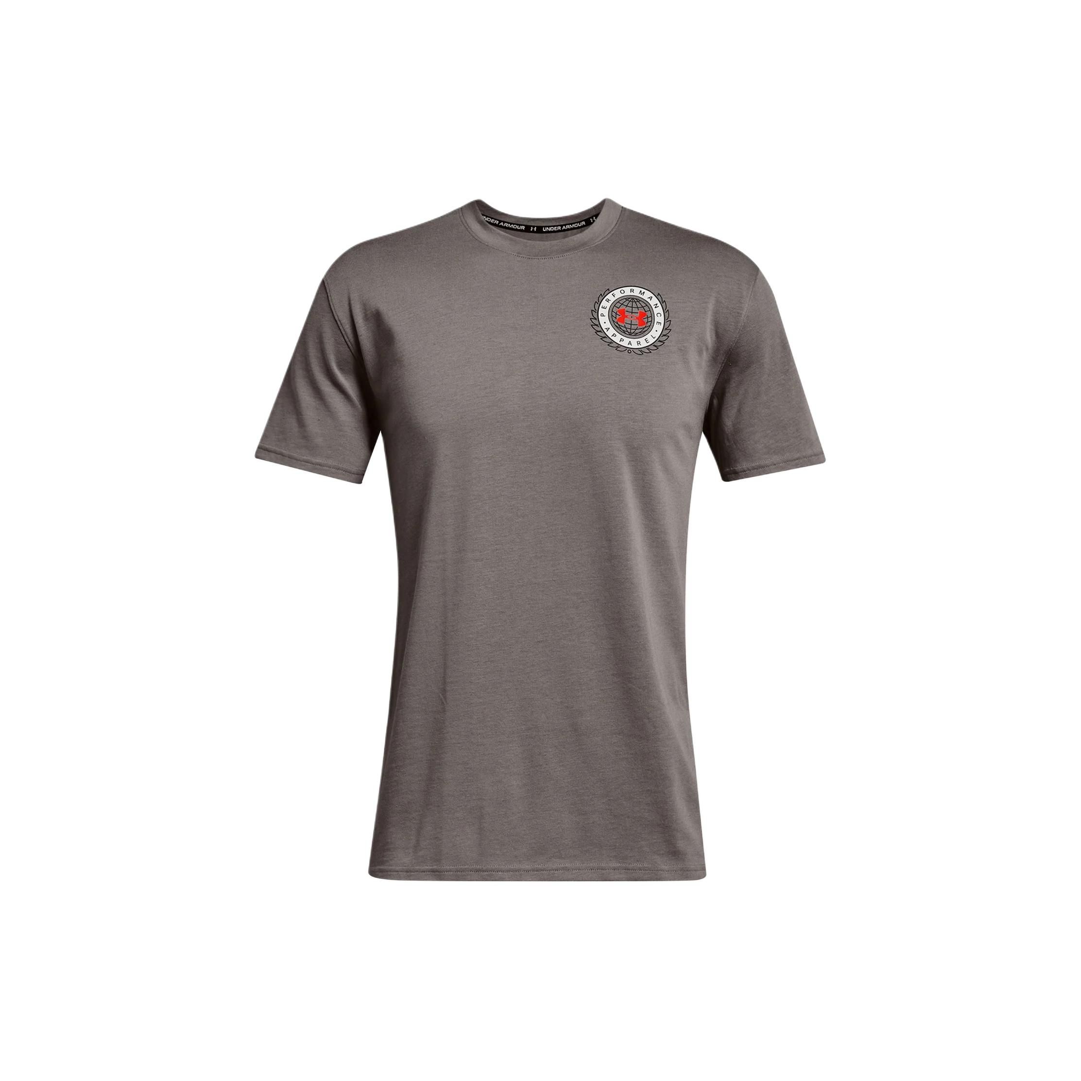Under Armour Футболка с коротким рукавом и круглым вырезом Alma Mater Crest Letter Logo Print, мужские топы, серые 1366471-066
Under Armour Футболка с коротким рукавом и круглым вырезом Alma Mater Crest Letter Logo Print, мужские топы, серые 1366471-066