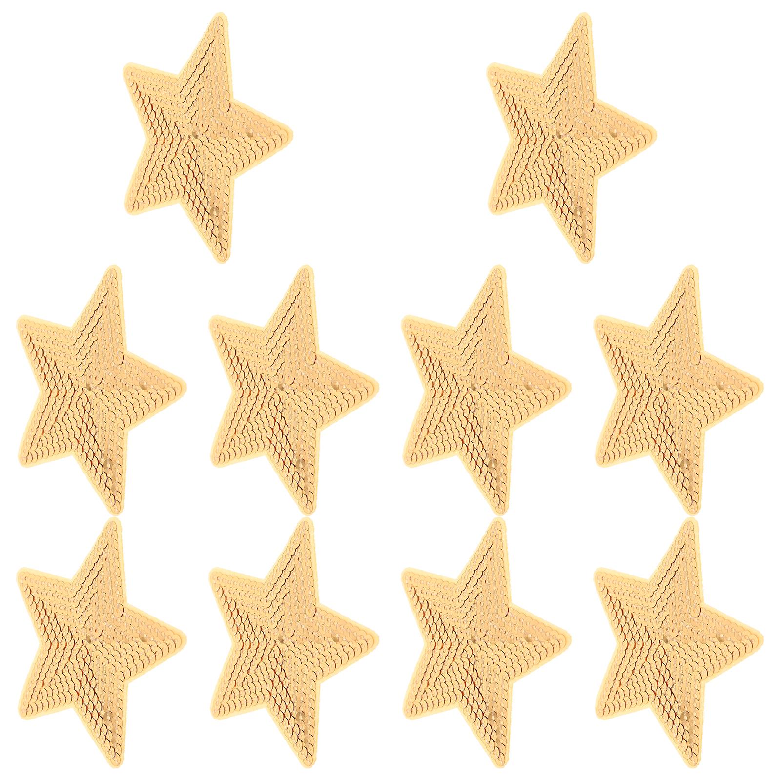 10pc Five-Pointed Star Patches For Clothes Embroidered Sequin Appliques Iron On Sew Diy Craft Repair Decor Kids Jackets Shirts золотистий
10pc Five-Pointed Star Patches For Clothes Embroidered Sequin Appliques Iron On Sew Diy Craft Repair Decor Kids Jackets Shirts золотистий