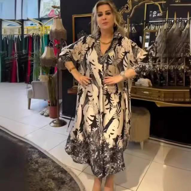 2024 Floral Plus Size Casual Dress - Stylish & Slimming for Women 5XL квітковий
2024 Floral Plus Size Casual Dress - Stylish & Slimming for Women 5XL квітковий