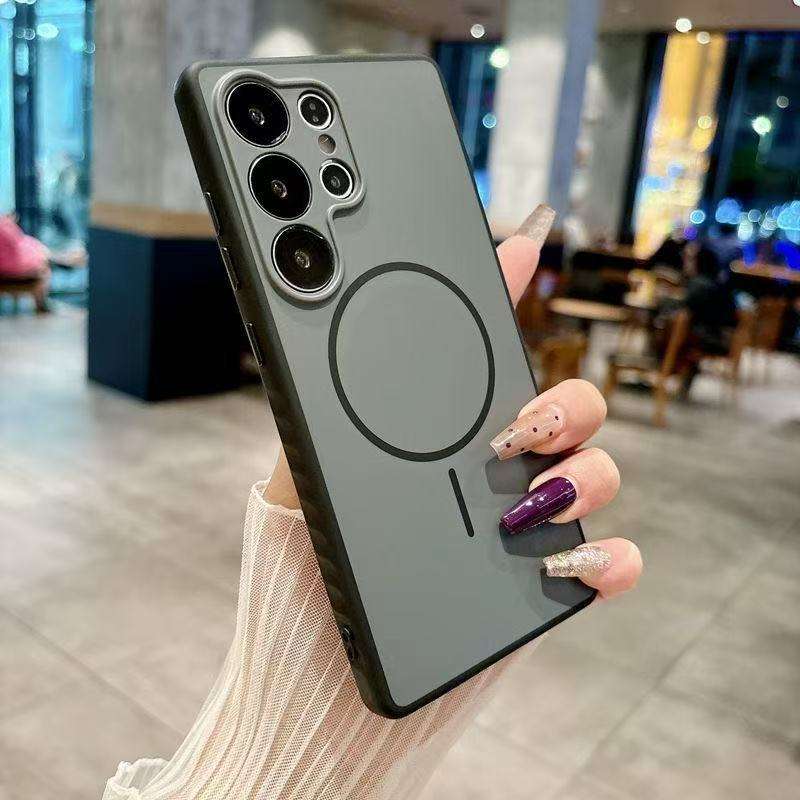 Trend Matte Magnetic Frosted Case Ffor Samsung Galaxy S26 S25 S24 Ultra Plus PC+TPU Anti-Slip Bumper Shockproof Protective Cover Galaxy S26 Ultra чорний
Trend Matte Magnetic Frosted Case Ffor Samsung Galaxy S26 S25 S24 Ultra Plus PC+TPU Anti-Slip Bumper Shockproof Protective Cover Galaxy S26 Ultra чорний