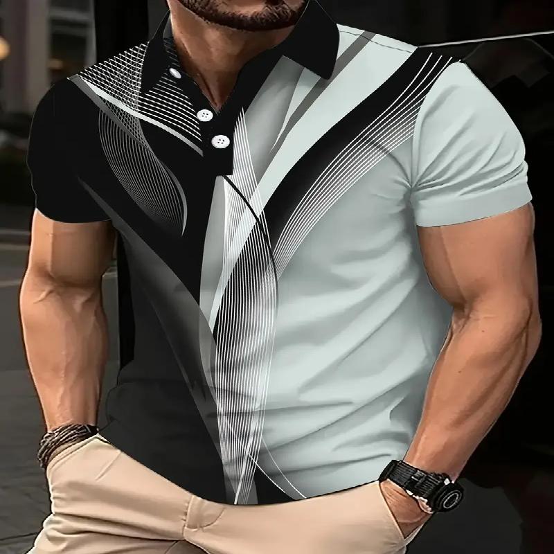 Мужская летняя рубашка поло с коротким рукавом, разноцветный абстрактный 3D-цифровой печатный узор, повседневные пуговицы, очень подходят для гольфа и спортзала 3XL серый
Мужская летняя рубашка поло с коротким рукавом, разноцветный абстрактный 3D-цифровой печатный узор, повседневные пуговицы, очень подходят для гольфа и спортзала 3XL серый