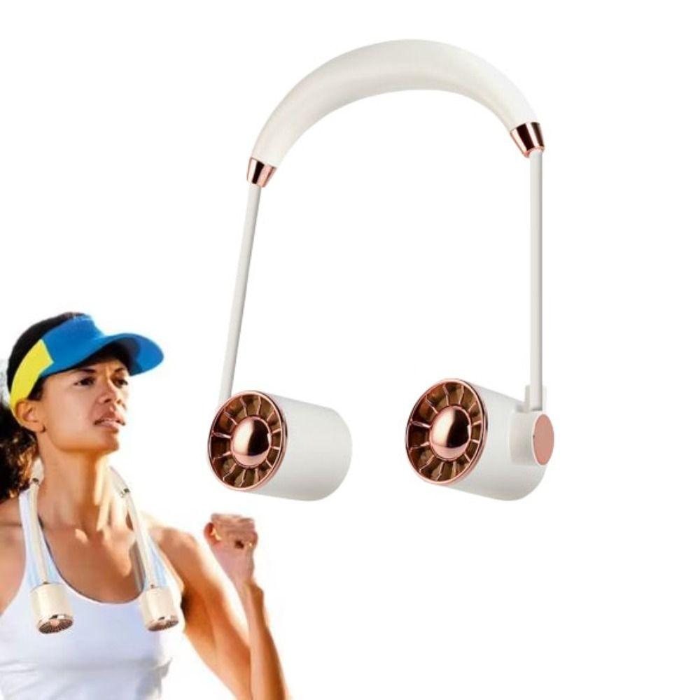 Hands Free Hanging Neck Fan Mini Air Conditioner Portable Wearable Fan Exercise білий
Hands Free Hanging Neck Fan Mini Air Conditioner Portable Wearable Fan Exercise білий