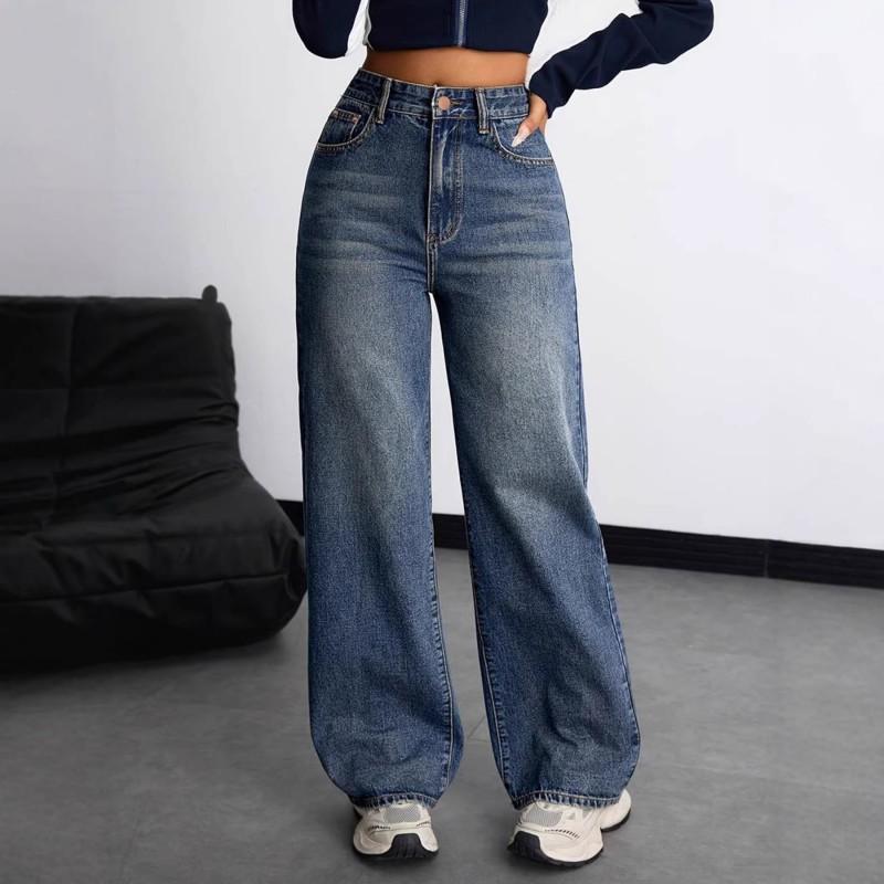 High-waist Wide-leg Jeans Women s Loose Straight Slimming Pants Fashionable All-matching Washed L
High-waist Wide-leg Jeans Women s Loose Straight Slimming Pants Fashionable All-matching Washed L