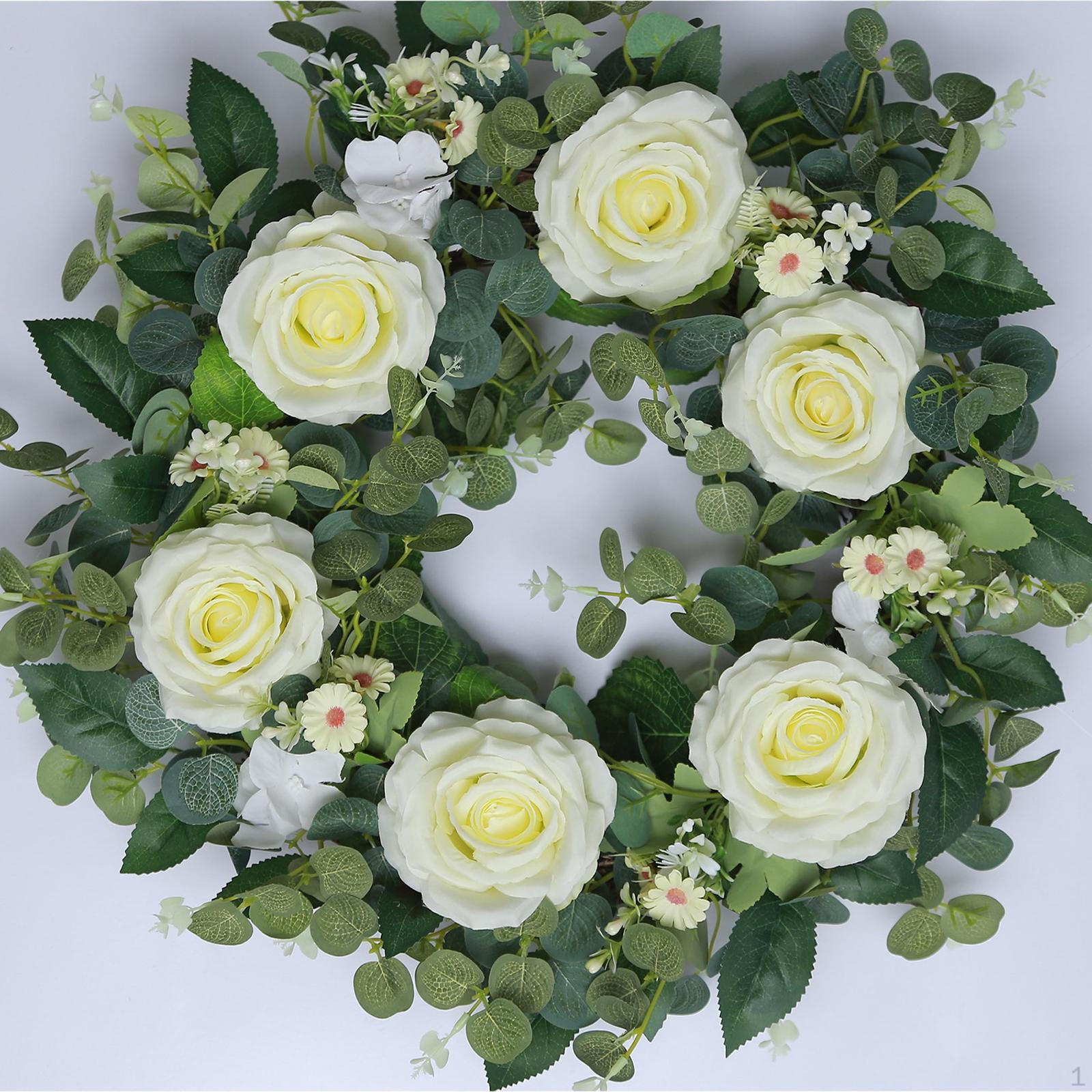 Artificial Green Leaves Wreath Eucalyptus Round Garland Outdoor Decoration
Artificial Green Leaves Wreath Eucalyptus Round Garland Outdoor Decoration