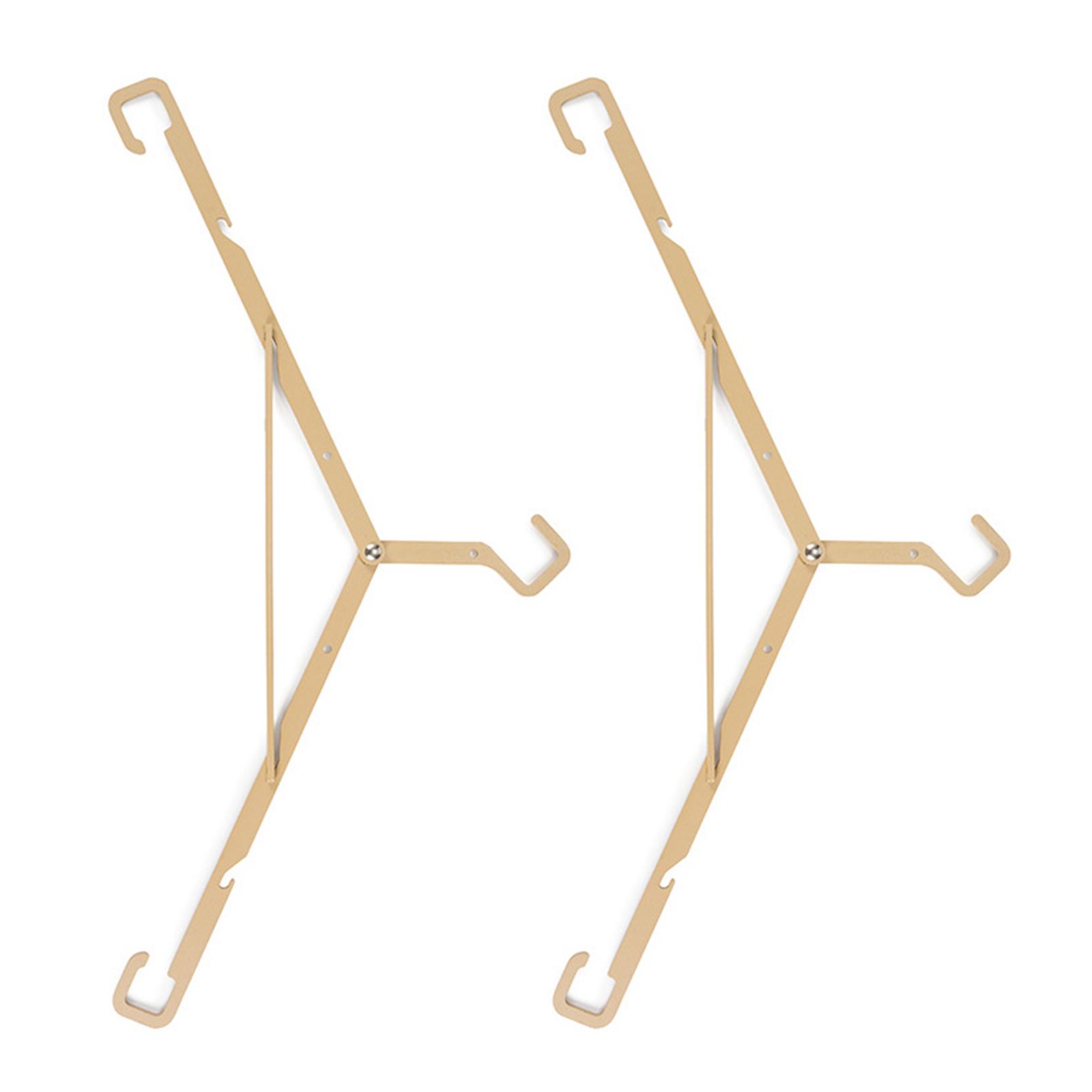 2pcs Compacts Travel Friendly Clothes Hangers High Strengths Portables Hangers for Business Trip and Camping хакі
2pcs Compacts Travel Friendly Clothes Hangers High Strengths Portables Hangers for Business Trip and Camping хакі