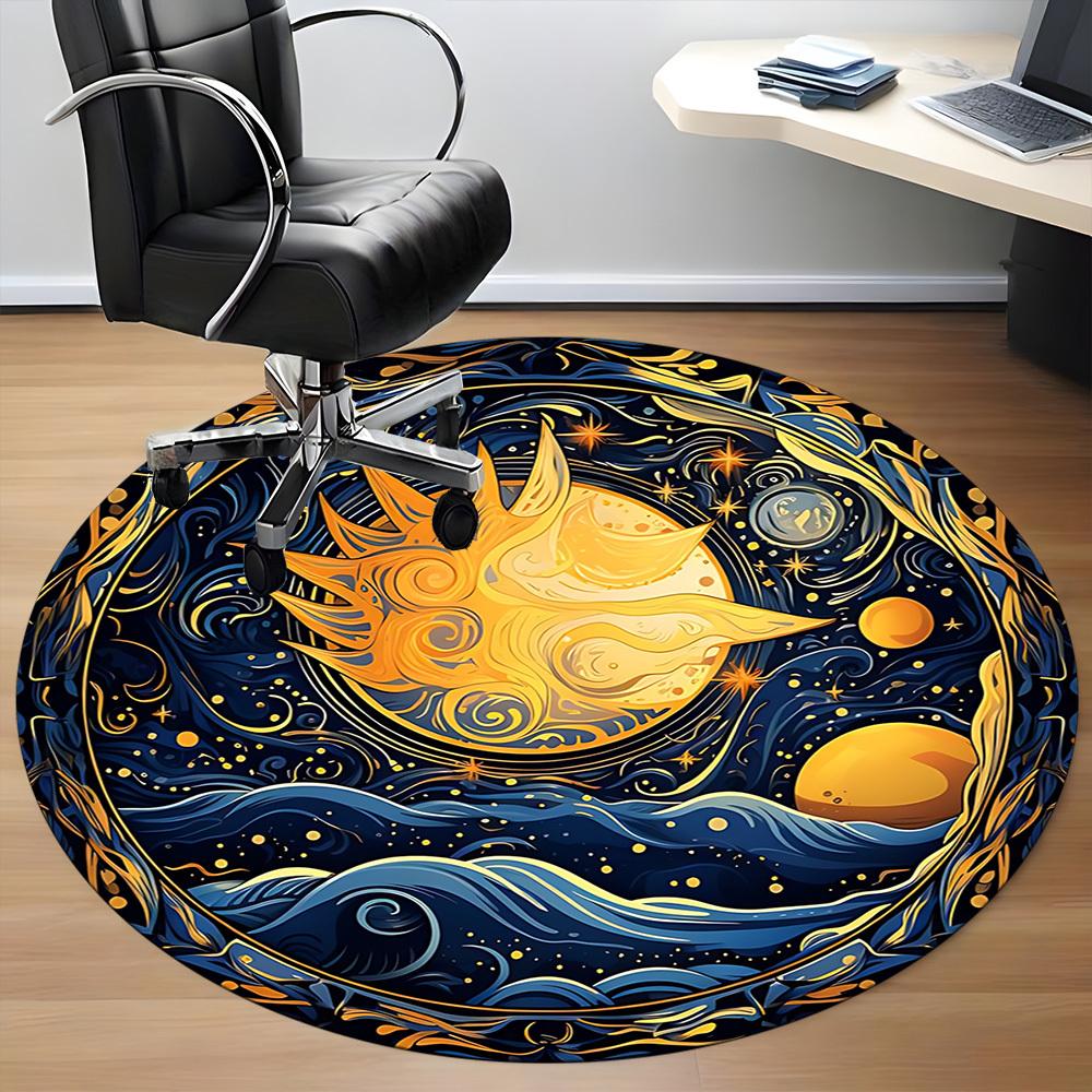 1pc Celestial Waves Chair Carpet for Office Non-Slip, Lightweight, Machine Washable Rug for Office, Room - Holiday Decoryy251016014 80cm by 80cm
1pc Celestial Waves Chair Carpet for Office Non-Slip, Lightweight, Machine Washable Rug for Office, Room - Holiday Decoryy251016014 80cm by 80cm