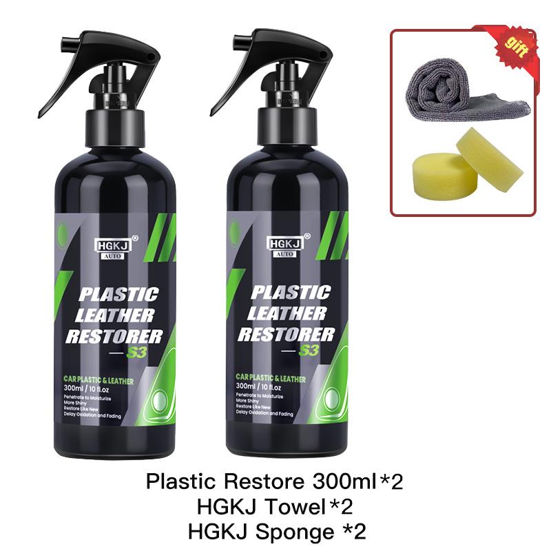 300ML Car Plastic Leather Restorer Liquid HGKJ S3 Car Interior Seat Leather Care Repair Renovator Conditioner Automotive Product
300ML Car Plastic Leather Restorer Liquid HGKJ S3 Car Interior Seat Leather Care Repair Renovator Conditioner Automotive Product