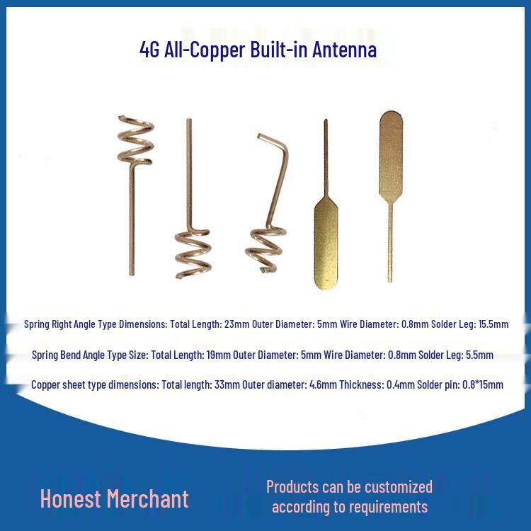 4G LTE Antenna Module 698-2700MHz with Built-In Spring and PCB Board As Shown
4G LTE Antenna Module 698-2700MHz with Built-In Spring and PCB Board As Shown