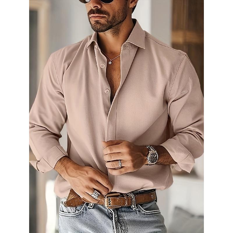 2026 New Style Shirt Urban Casual Versatile Turn-down Collar Buttoned Solid Color Men s Top 5XL
2026 New Style Shirt Urban Casual Versatile Turn-down Collar Buttoned Solid Color Men s Top 5XL