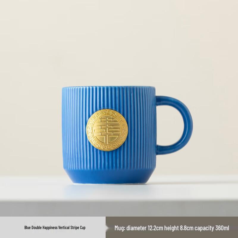Shiki Double Happiness Vertical Stripe Ceramic Couple Cups
Shiki Double Happiness Vertical Stripe Ceramic Couple Cups