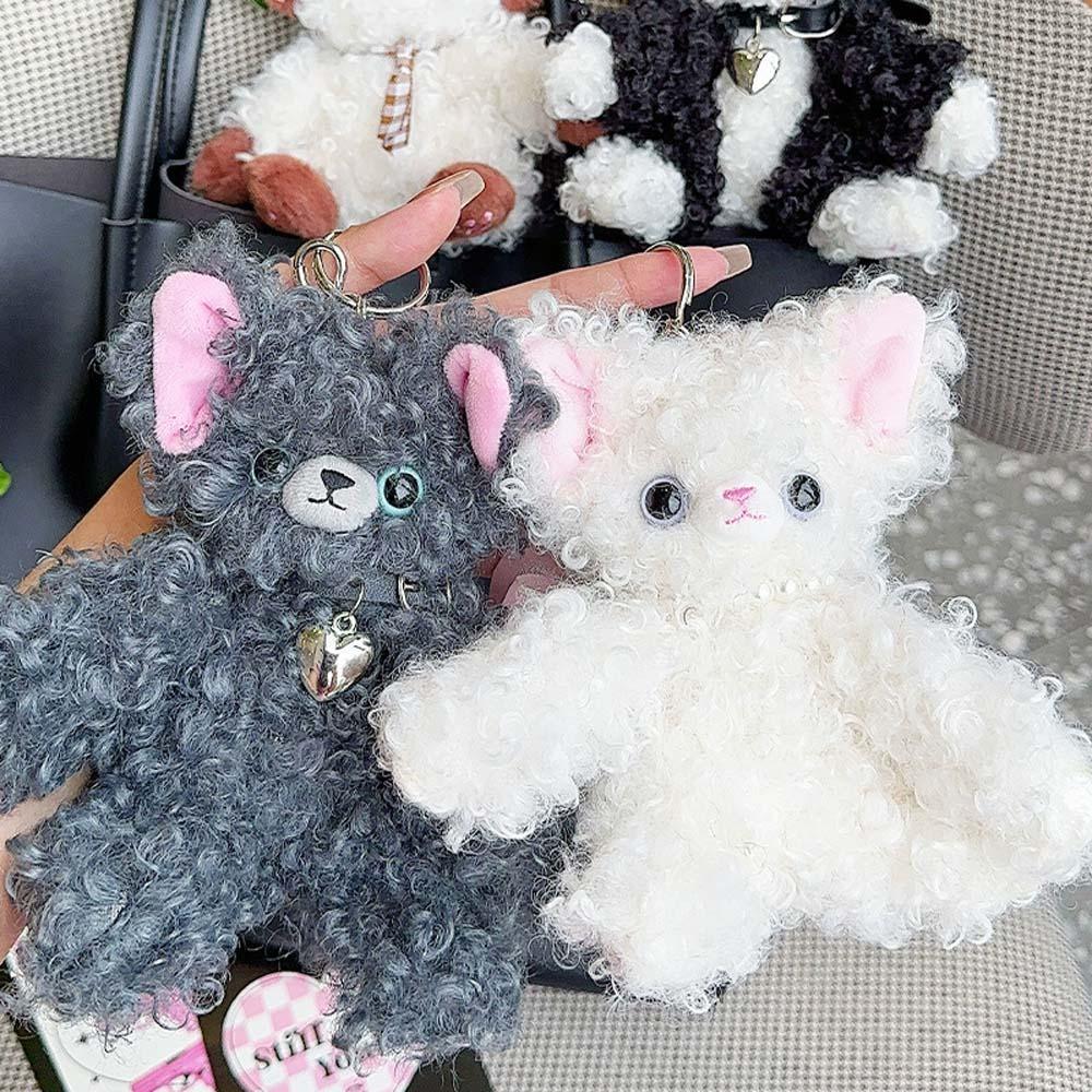 Брелок с плюшевым котом Devon Rex, немецкий кот, плюшевый автомобильный брелок, милый мультяшный кот, плюшевая кукла для женщин чёрный
Брелок с плюшевым котом Devon Rex, немецкий кот, плюшевый автомобильный брелок, милый мультяшный кот, плюшевая кукла для женщин чёрный