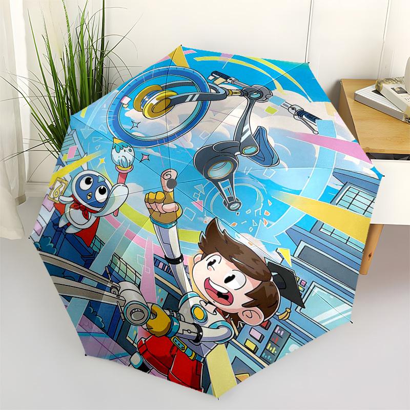 1pc Outdoor Umbrella with Anime Characters - Automatic Opening/Closing, Portable 3-Fold Design, 8-Rib Iron Frame - Perfect Gift for Fans, Travele
1pc Outdoor Umbrella with Anime Characters - Automatic Opening/Closing, Portable 3-Fold Design, 8-Rib Iron Frame - Perfect Gift for Fans, Travele