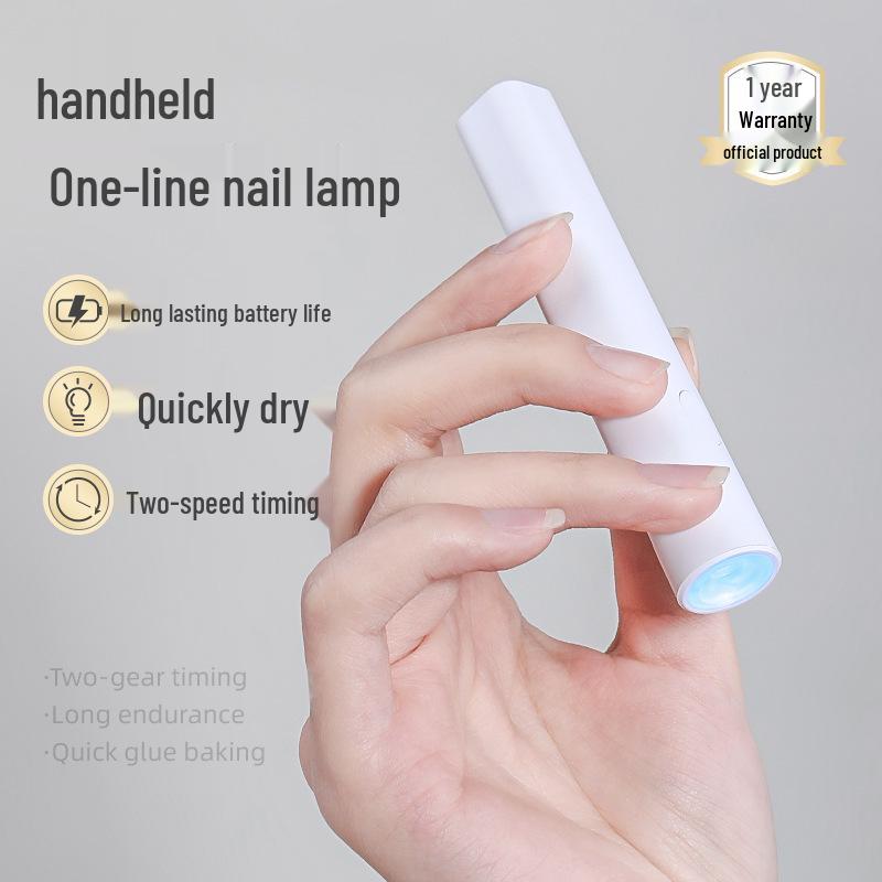 Rechargeable Handheld Nail Art Quick-Dry Lamp - Portable, Mini Light Therapy for Nails
Rechargeable Handheld Nail Art Quick-Dry Lamp - Portable, Mini Light Therapy for Nails